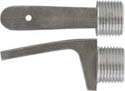 H.E. Leman Indian Trade Rifle Breechplug,
3/4-16 threads for 1" octagon barrel